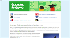 Desktop Screenshot of graduatesforgrowth.org.uk